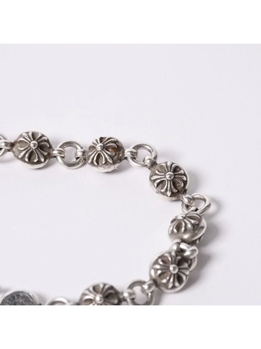 Chrome Hearts 2 Crossball Bracelet